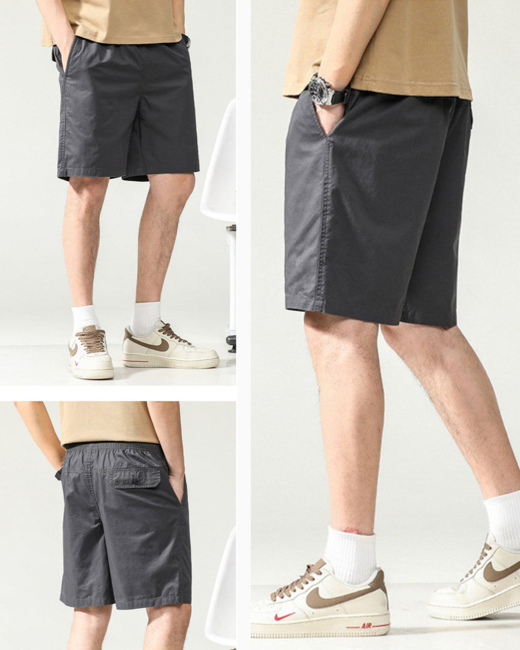 Urban Casual Shorts - Grey