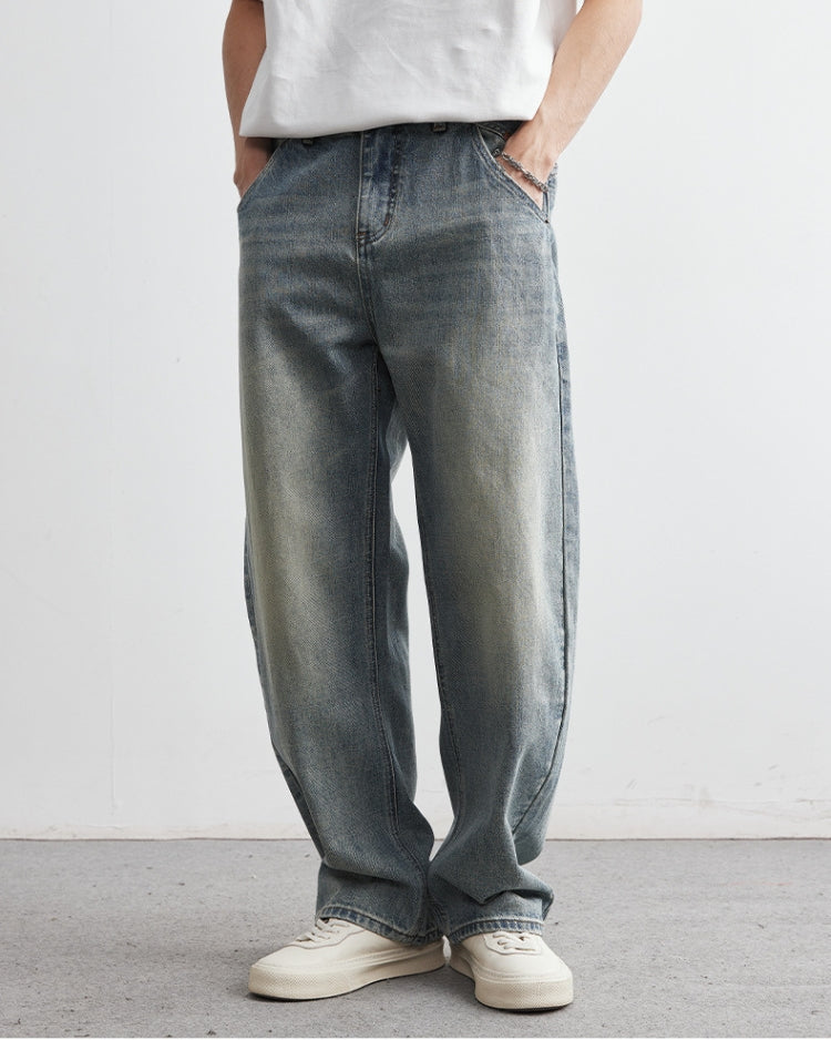 Heritage Fade Wide-Leg Jeans