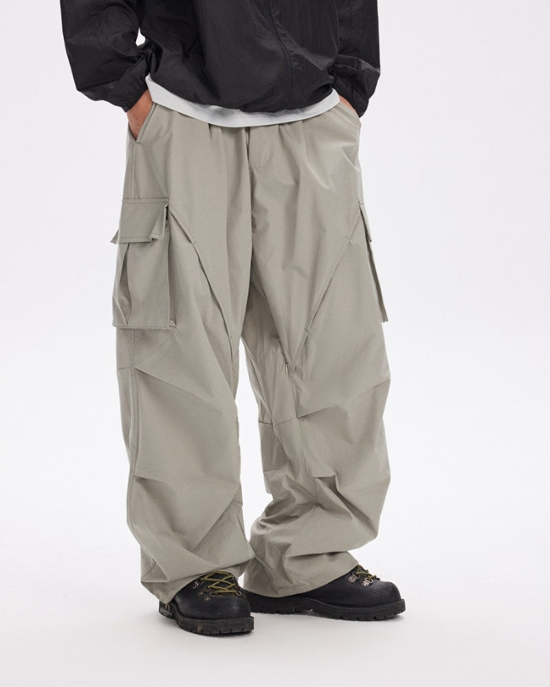 Utility Wide-Leg Cargo Pants