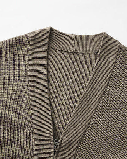 The Mo Maike 2025 Stylish V-Neck Knit Cardigan