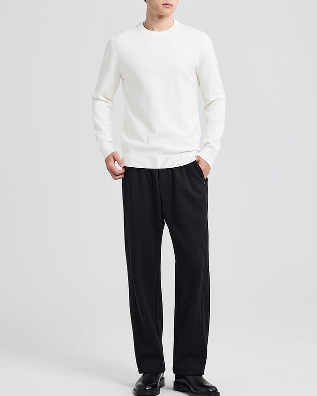 The Mercer Tencel-Wool Crewneck Sweater