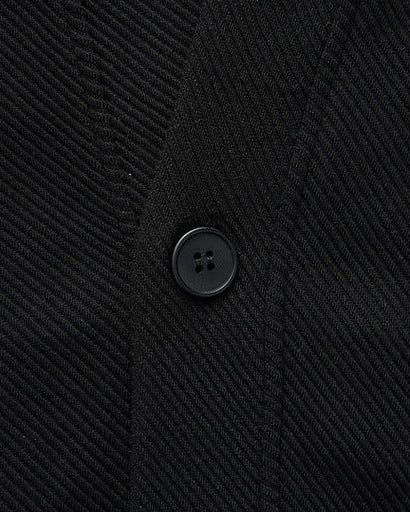 Twill Texture Striped Contrast Cardigan