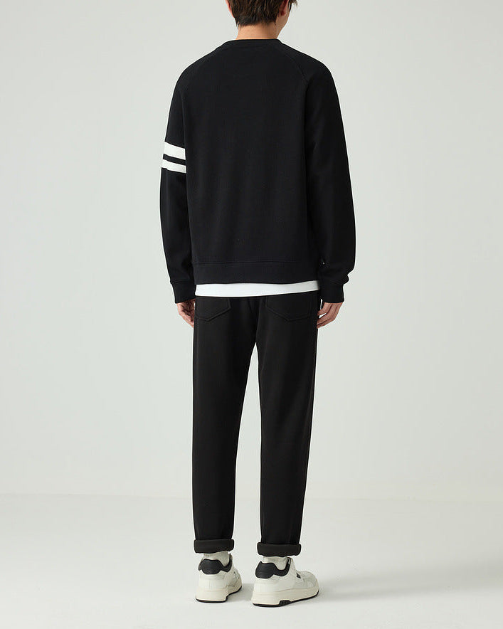 The Mo Maike “Ribbon Edge” Contrast Sweater