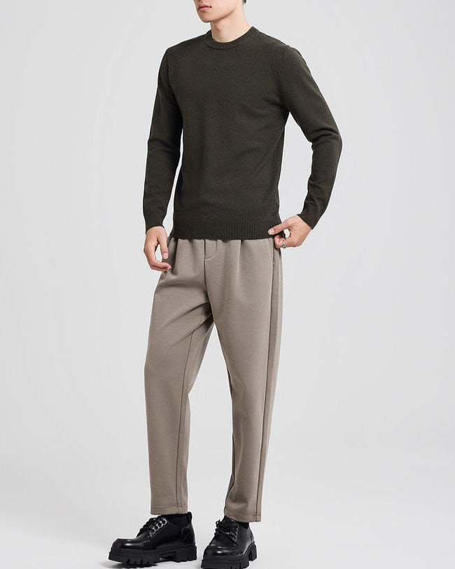 The Mercer Tencel-Wool Crewneck Sweater