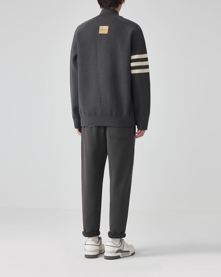 The Modemaike “Urban Stripe” Knitted Cardigan