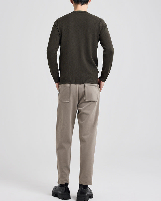 The Mercer Tencel-Wool Crewneck Sweater
