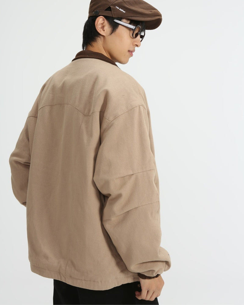 Urban Sandstone Bomber Jacket