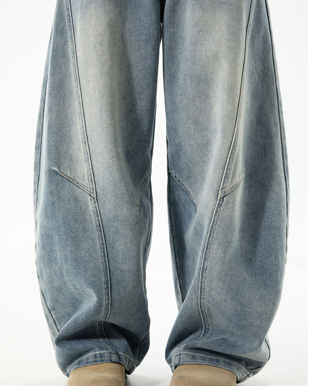 The Vintage Split-Structure Scimitar Jeans