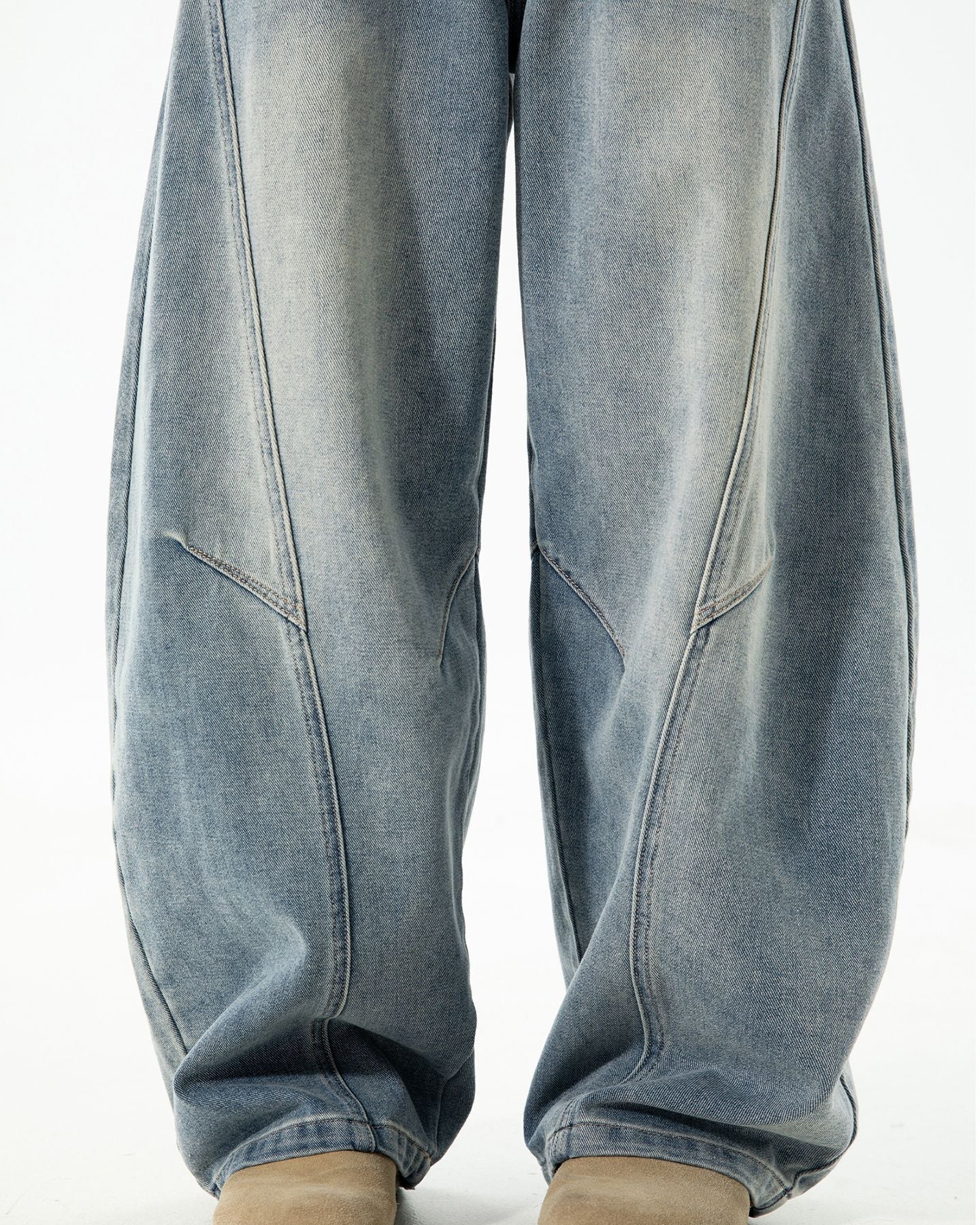 The Vintage Split-Structure Scimitar Jeans