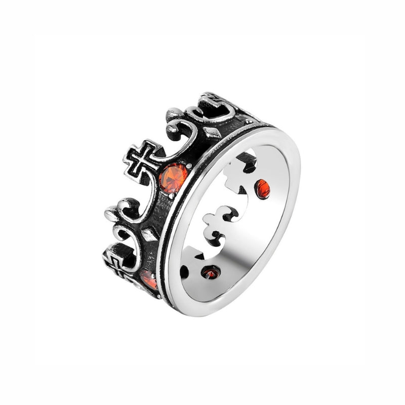 Ruby Crown Ring