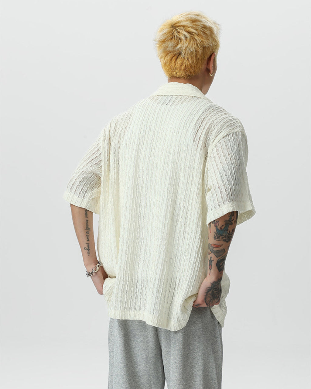Breezy Texture Short-Sleeve Shirt