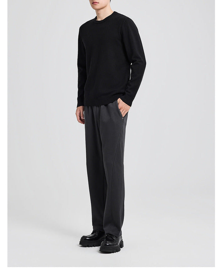 The Mercer Tencel-Wool Crewneck Sweater