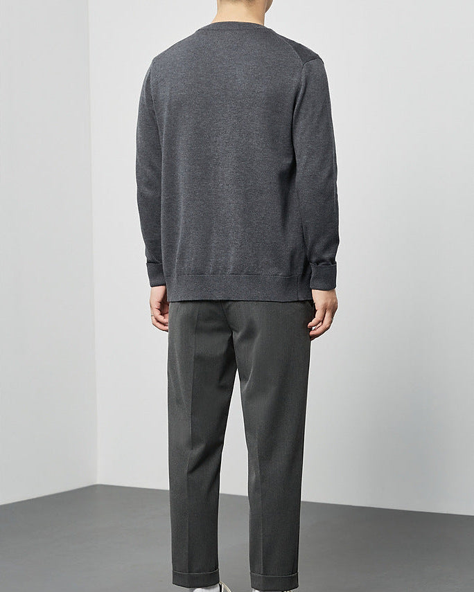 The Mimaike Essential V-Neck Knit Cardigan