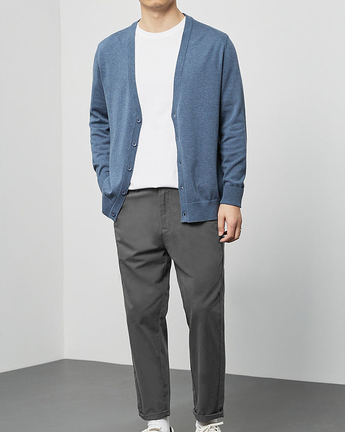 The Mimaike Essential V-Neck Knit Cardigan