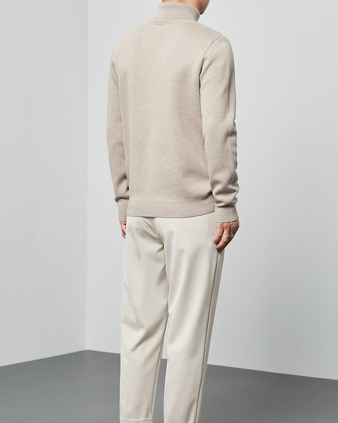 The Momeike Classic Solid Turtleneck Sweater