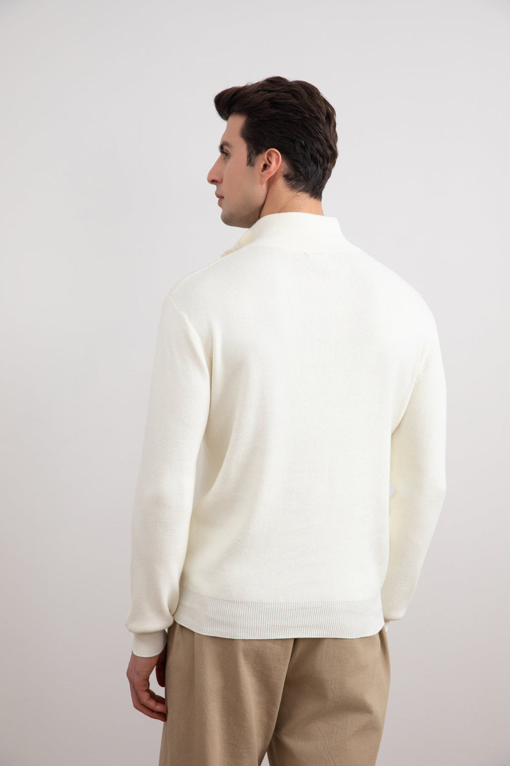Panama Half-Zip Mock Neck Sweater