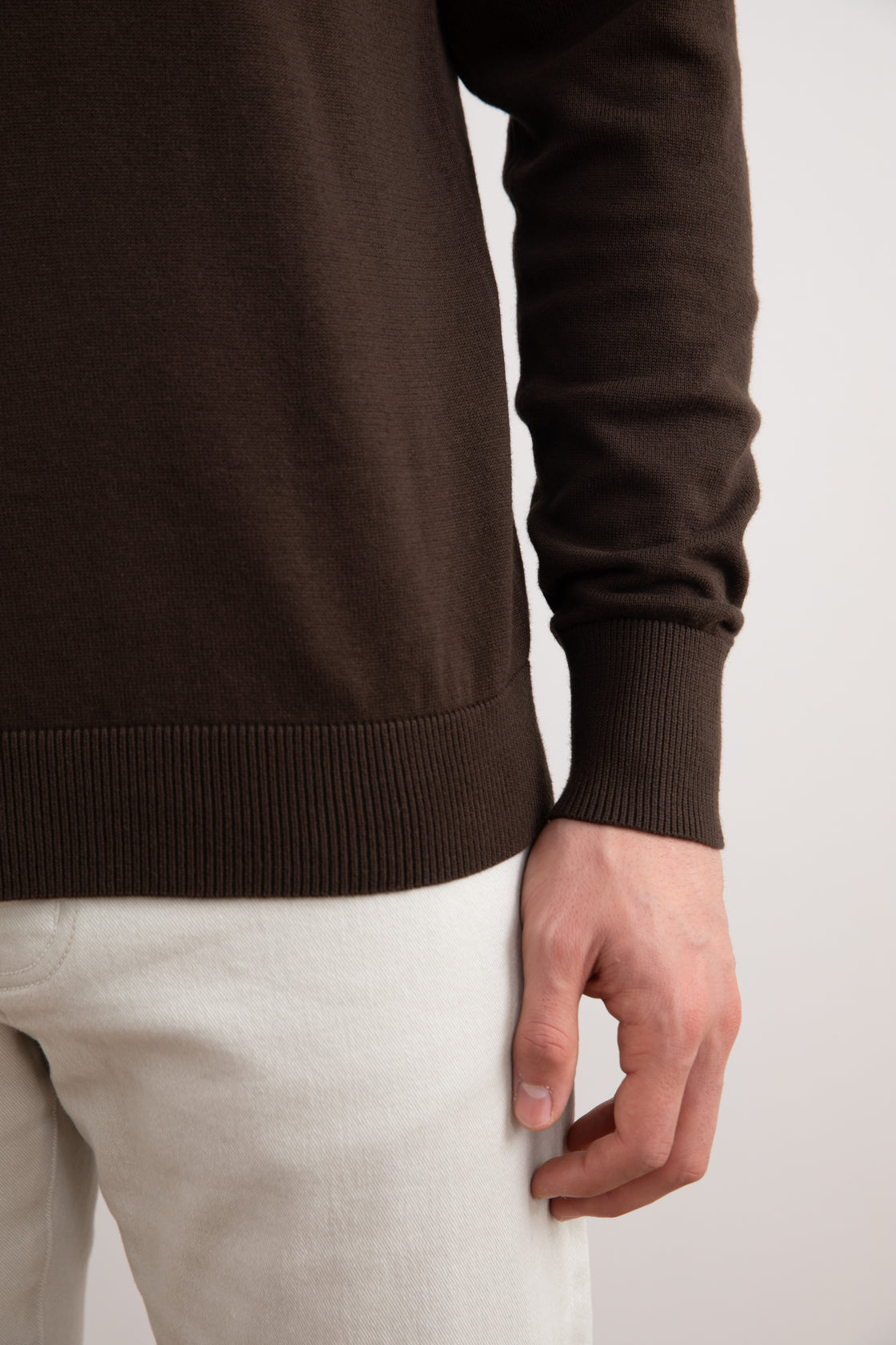 Brown Crewneck Sweater