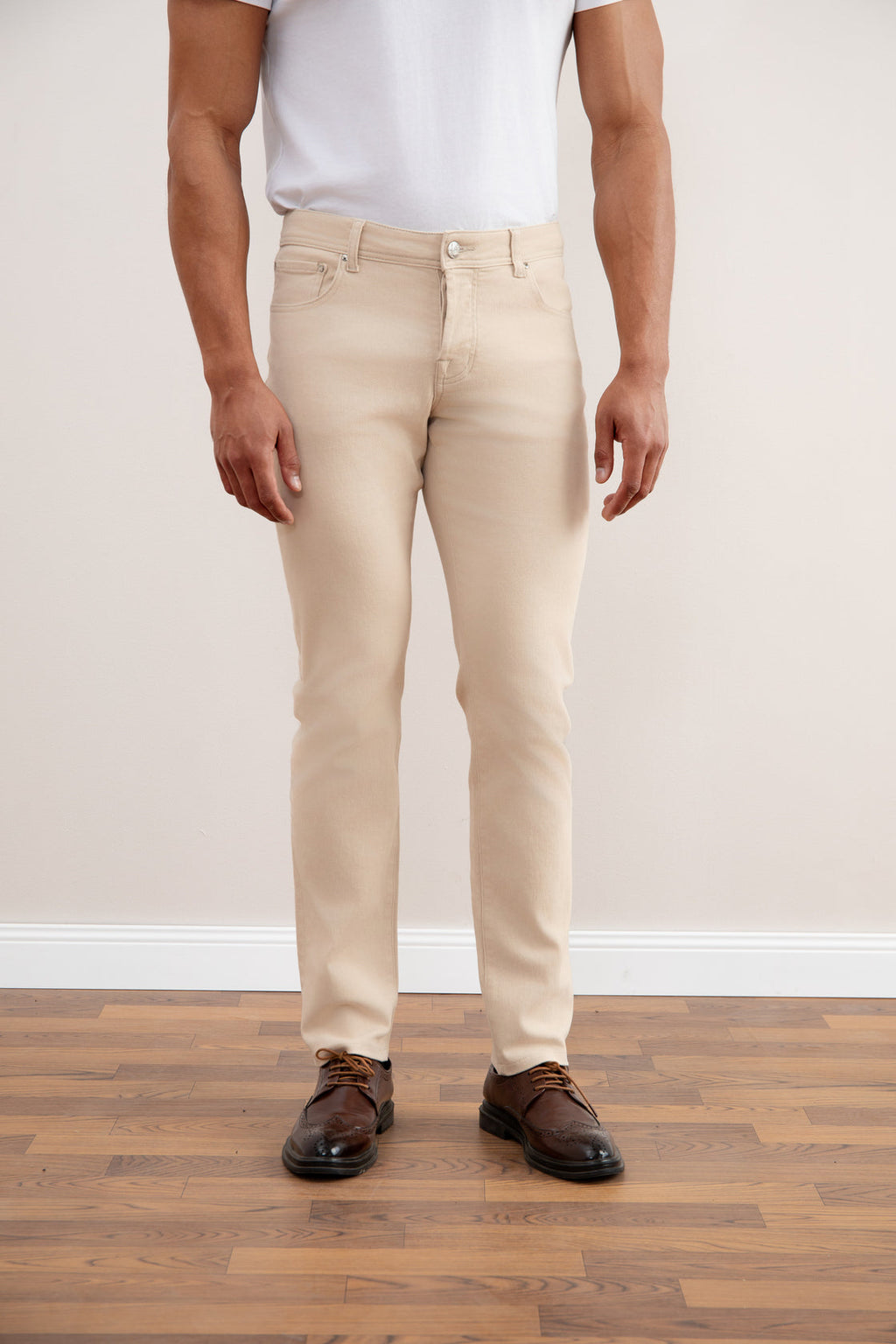 Sand Stretch Five-pockets Jeans
