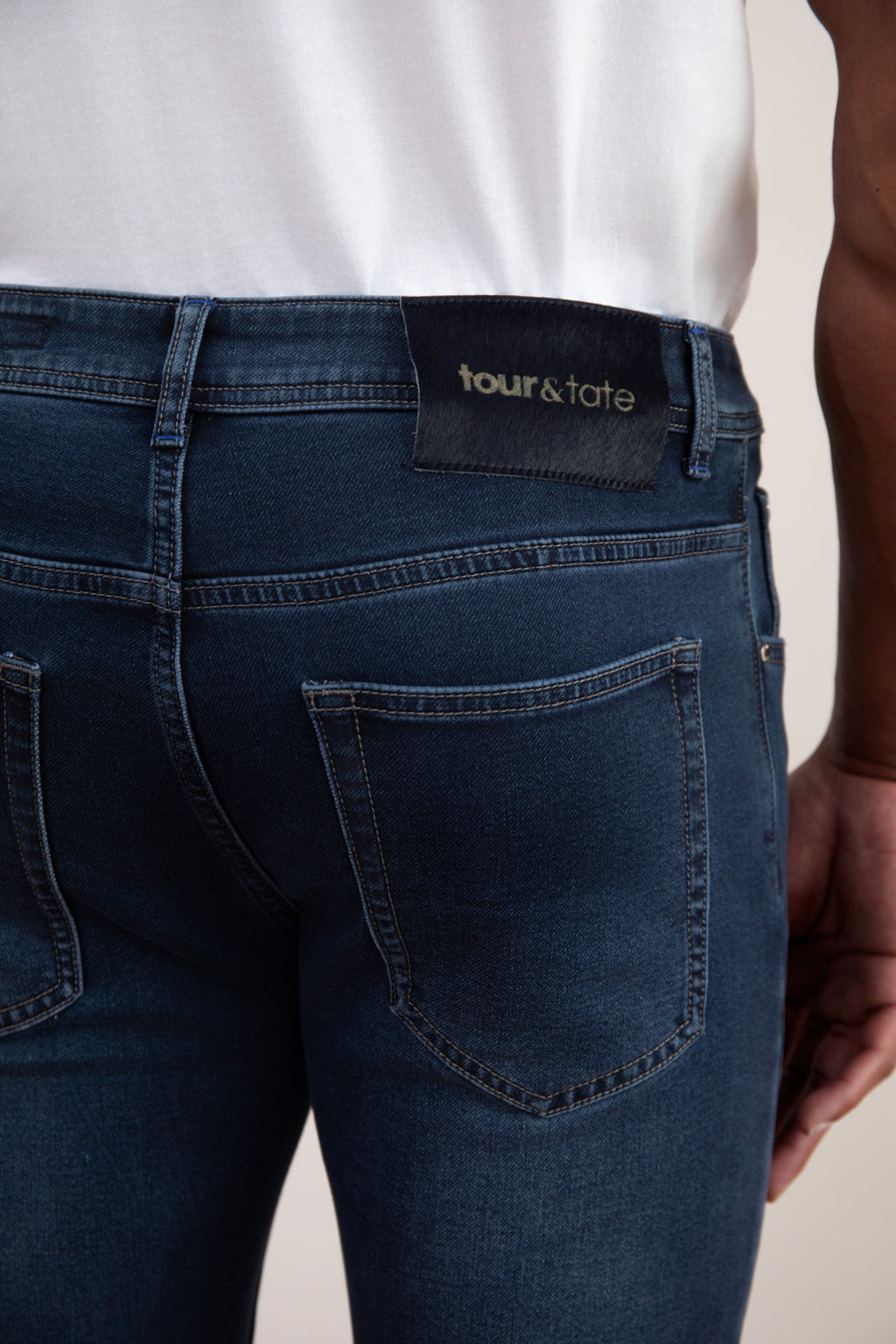 Navy Wash Slim-fit Jeans