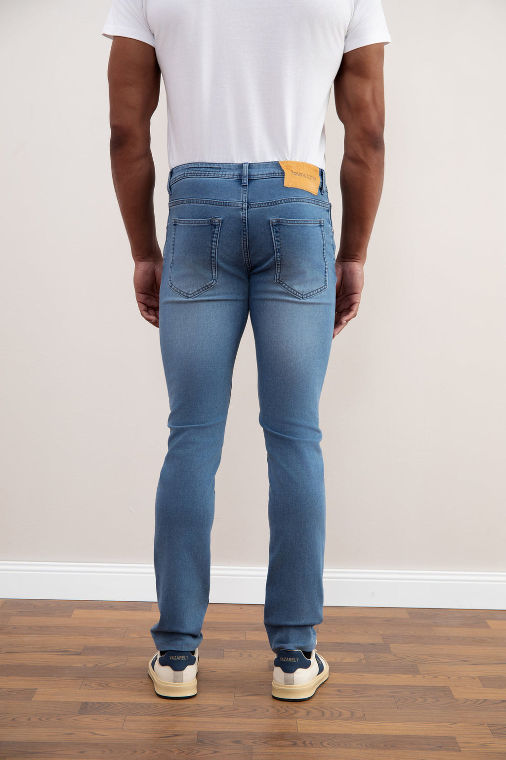 Light Blue Wash Slim-fit Jeans