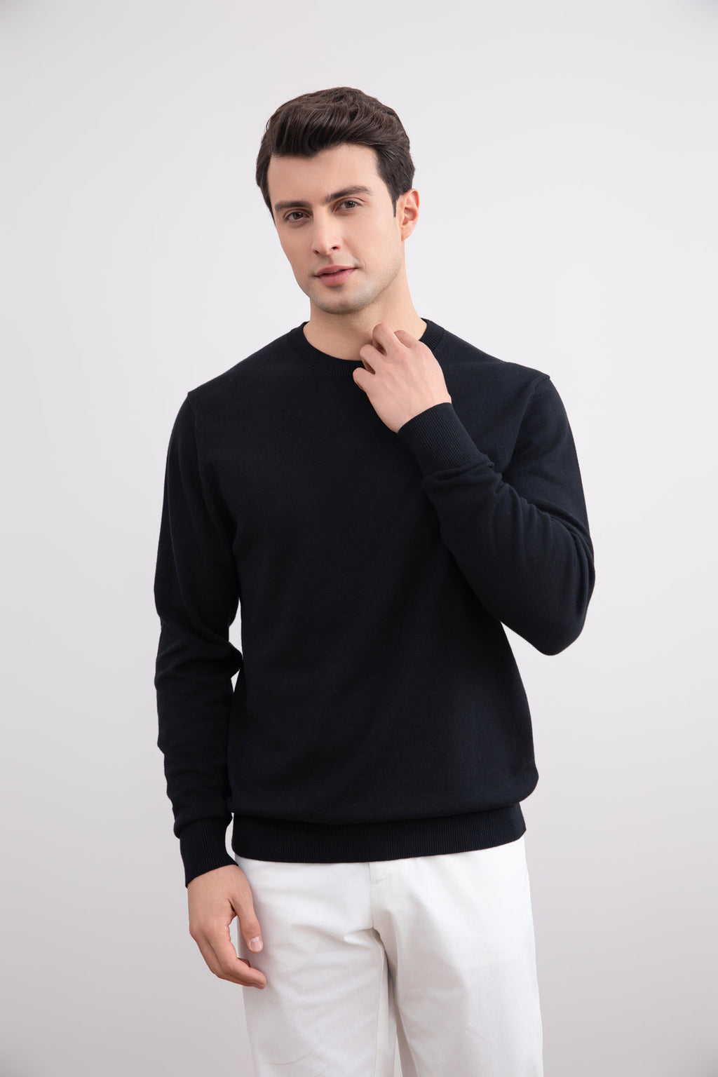 Black Crewneck Sweater