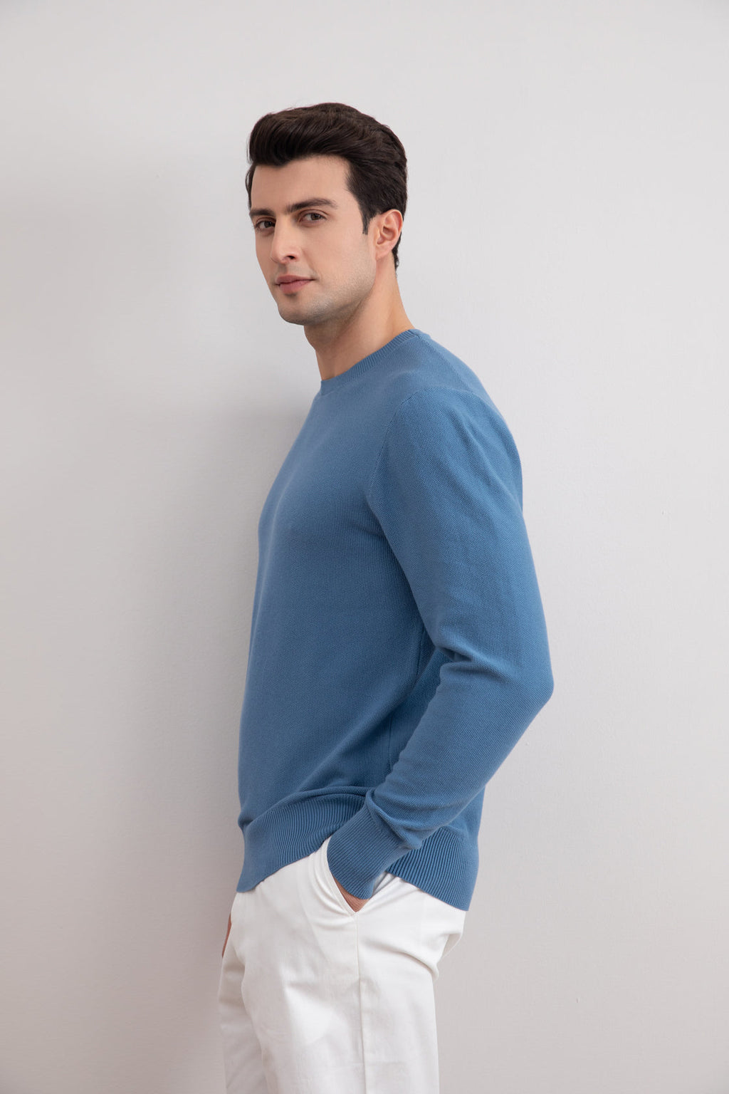 Dusty Blue 18mil Crewneck Sweater