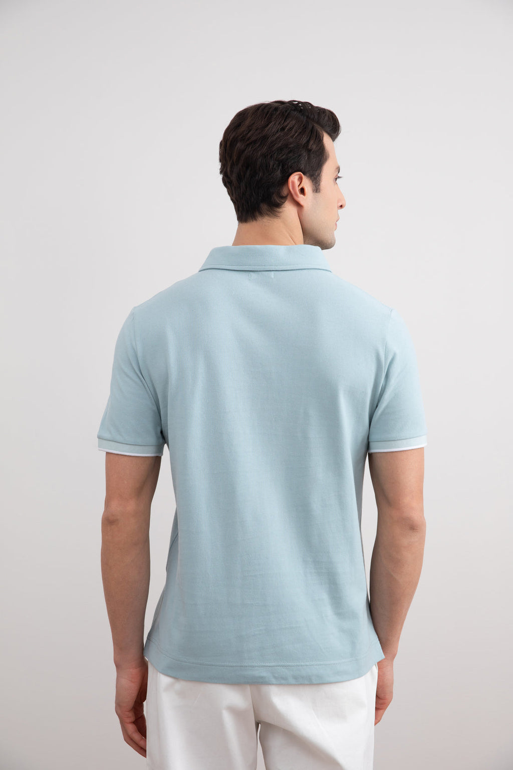 Turqoise Cruise Open Polo Shirt