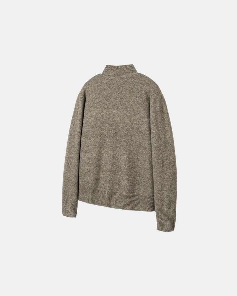 Wool Blend Classic Knit Button Cardigan