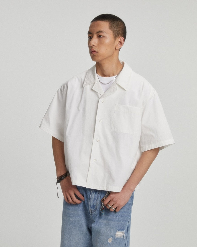 Relaxed Cuban Collar Shirt