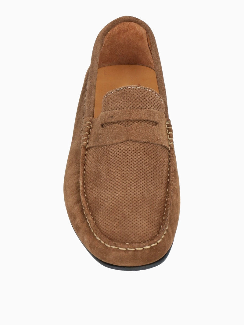 Brown Boat Suede loafers