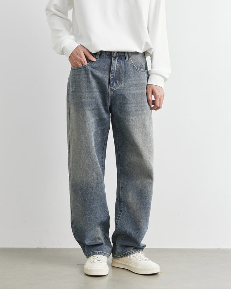 Essential Loose Fit Washed Denim Jeans 0.2