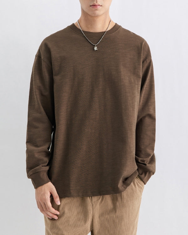 Essential Crewneck Long Sleeve Tee