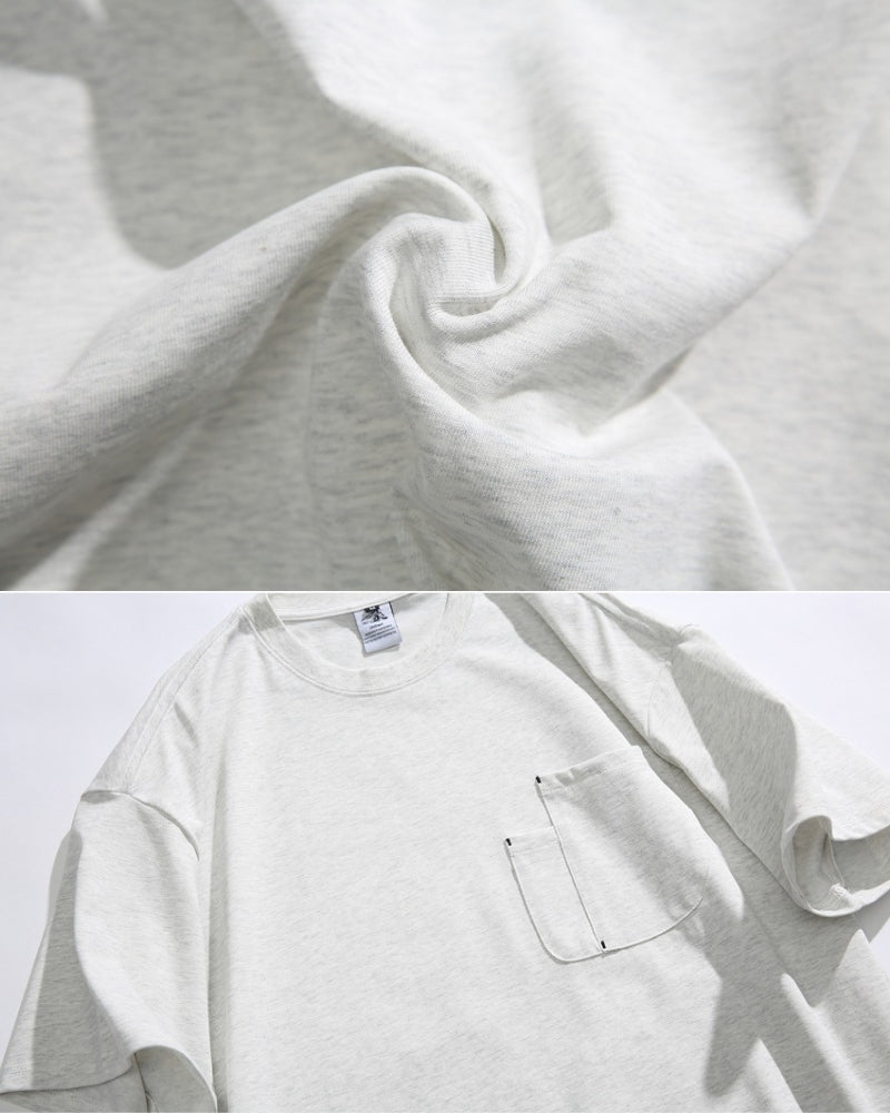 Front-Pocket Oversized T-Shirt