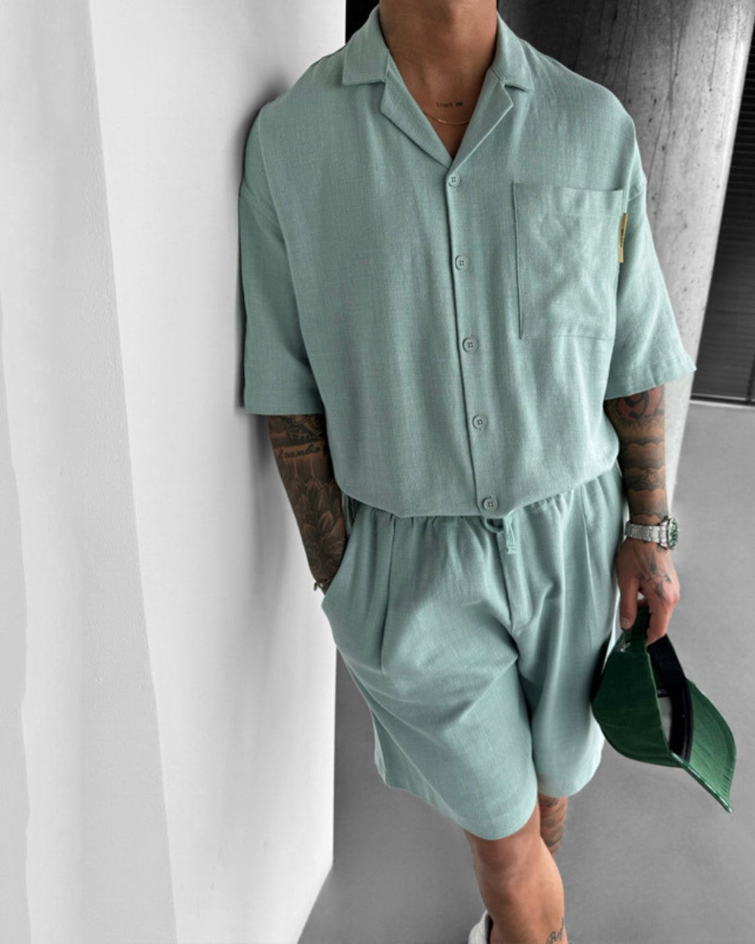 Relaxed Linen Blend Set