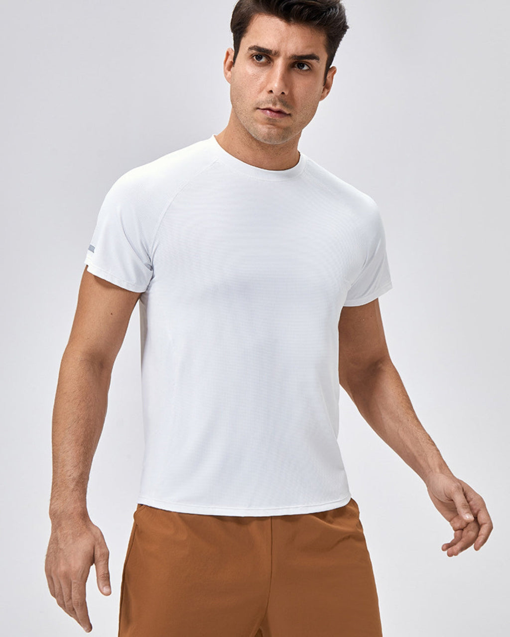 Summer Sports Short-Sleeve Reflective Quick-Dry T-Shirt