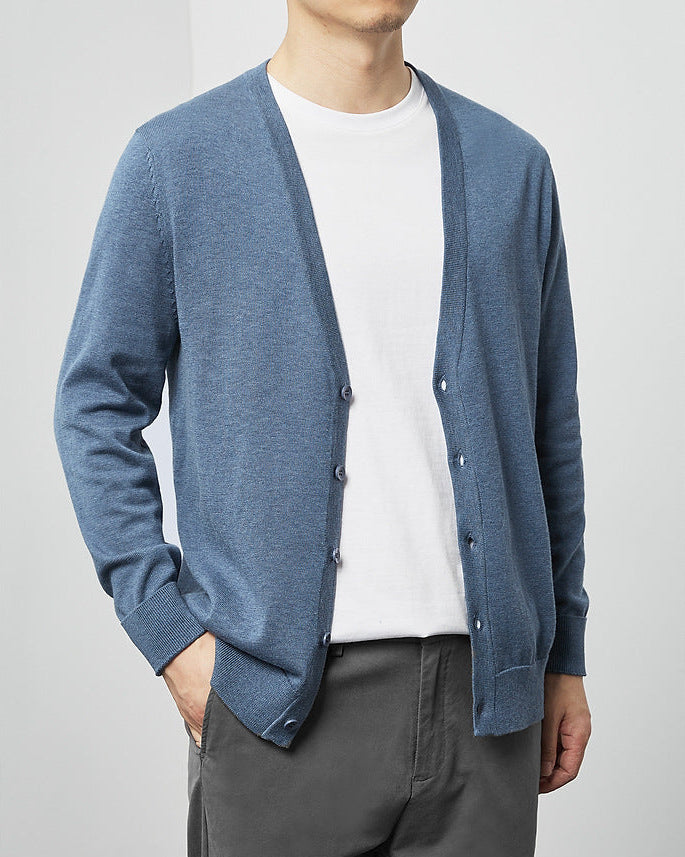 The Mimaike Essential V-Neck Knit Cardigan