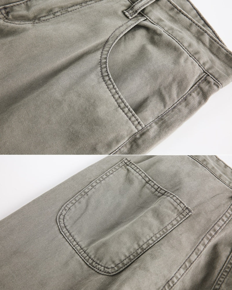 Wide Leg Cargo Jeans