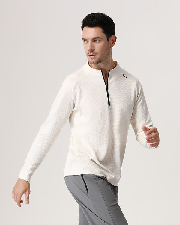 Tech Breathable Run Long Sleeve Zipper