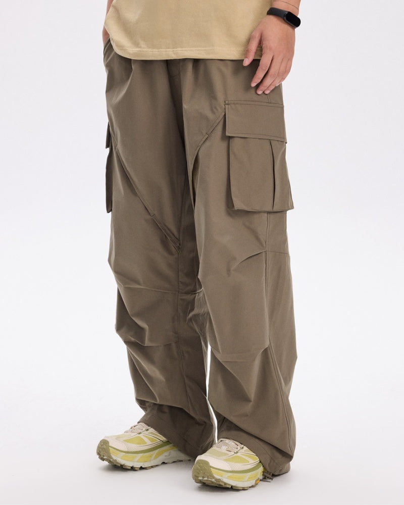 Utility Wide-Leg Cargo Pants