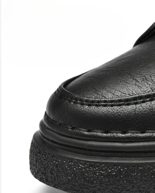 High Top Leather Sneakers