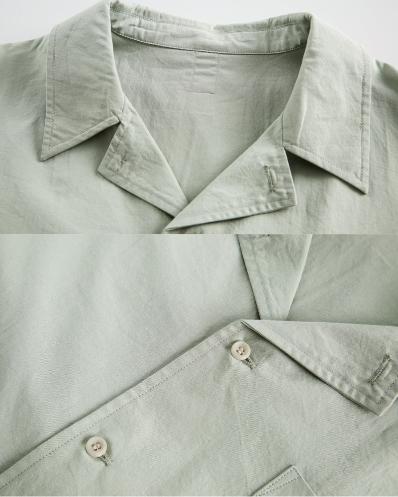 Relaxed Cuban Collar Shirt