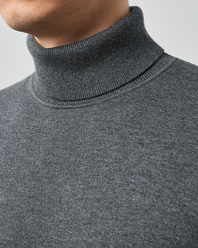 The Momeike Classic Solid Turtleneck Sweater