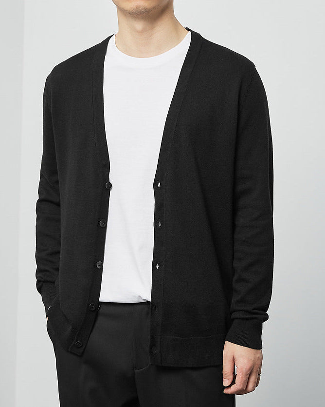 The Mimaike Essential V-Neck Knit Cardigan