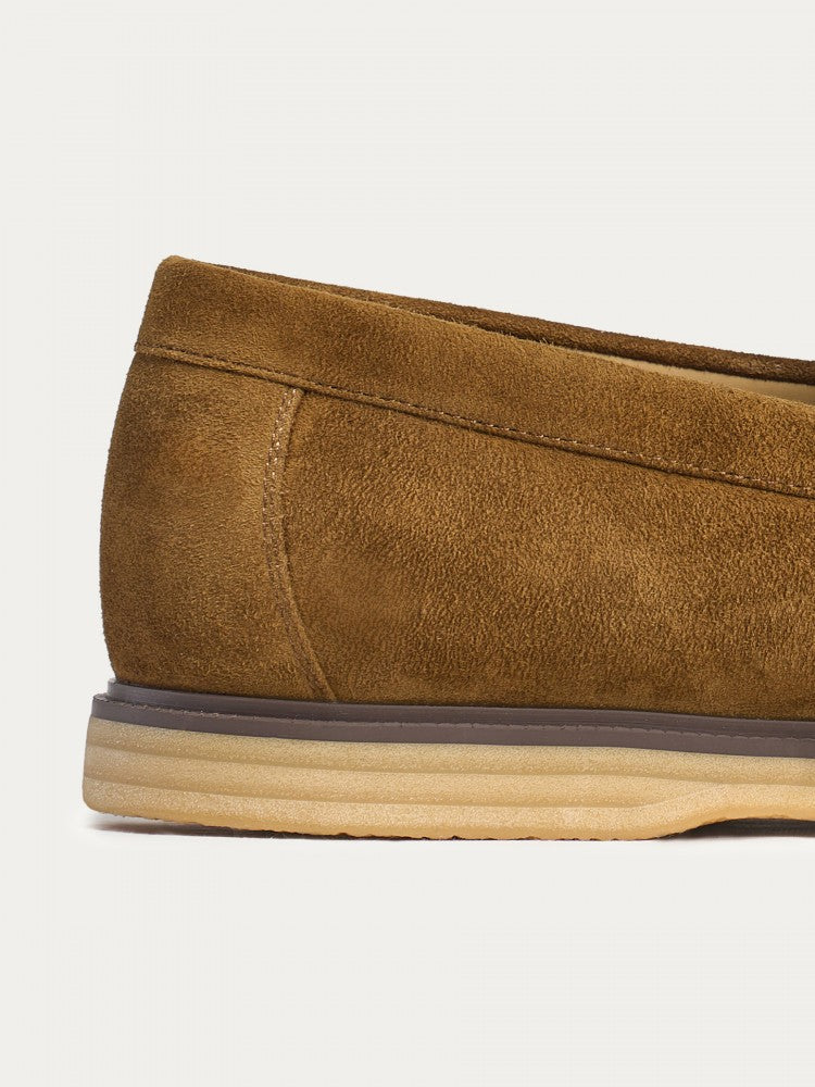 Coffee Suede loafers