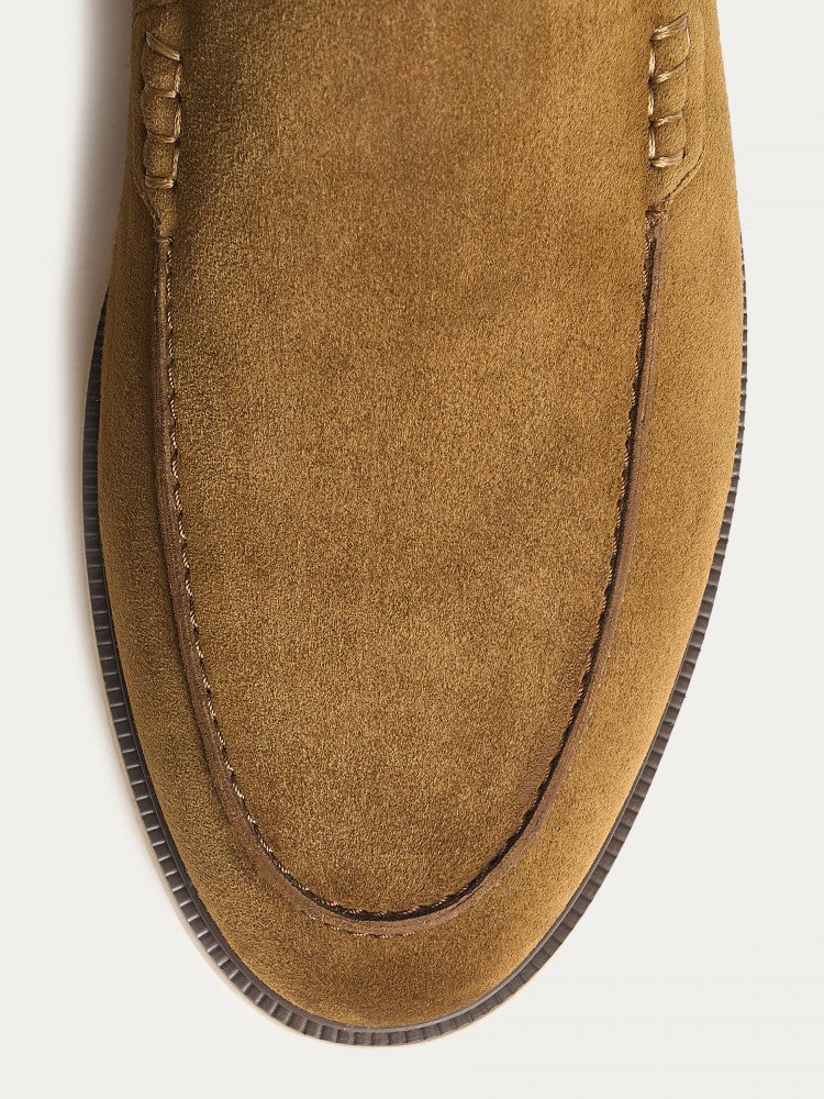 Coffee Suede loafers