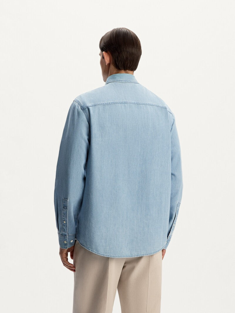 Light Denim Shirt Light Blue