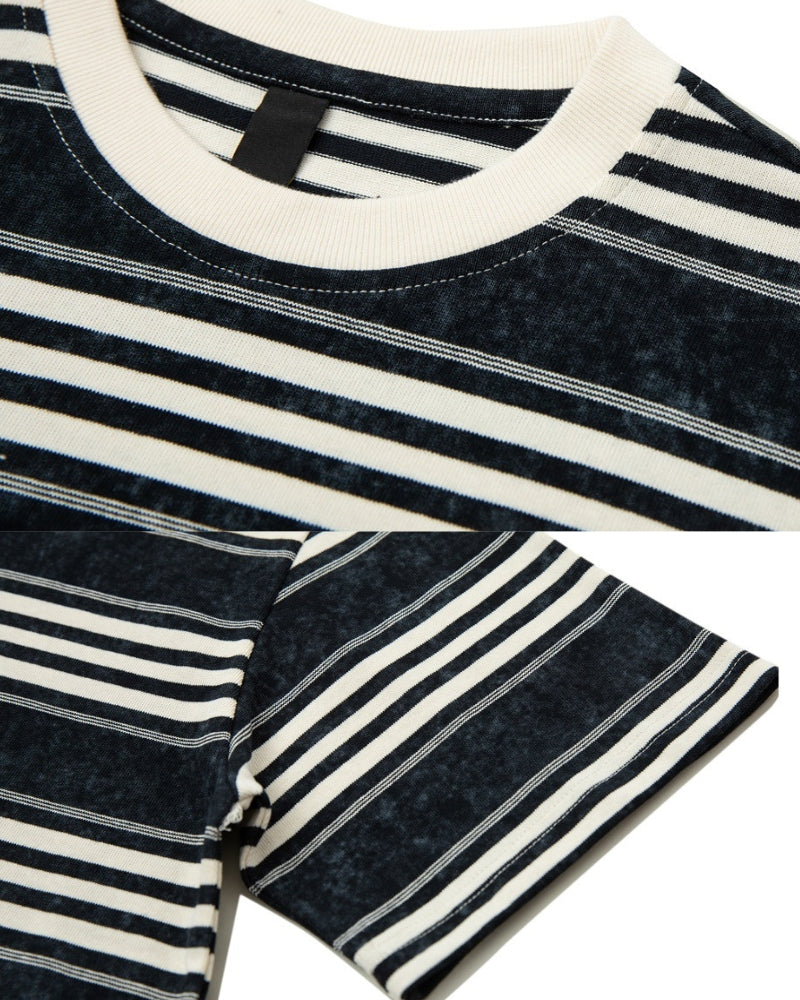 Classic Striped Crewneck T‑Shirt