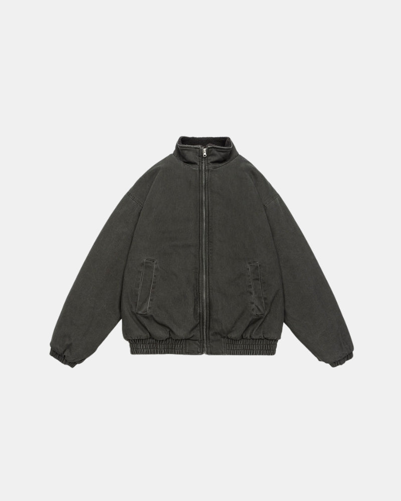Sherpa‑Lined Bomber Jacket