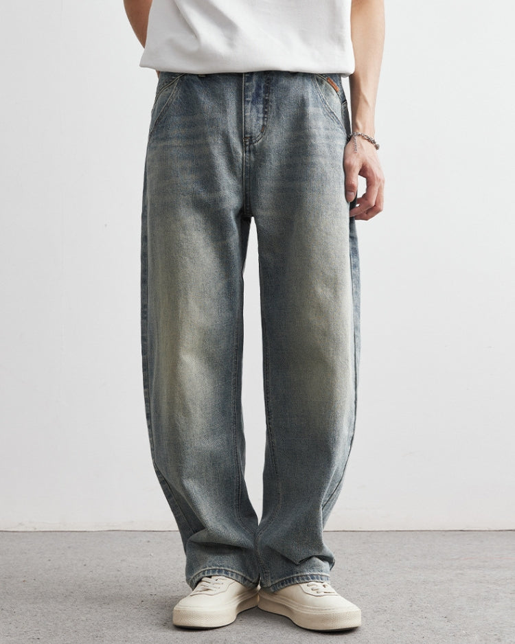 Heritage Fade Wide-Leg Jeans