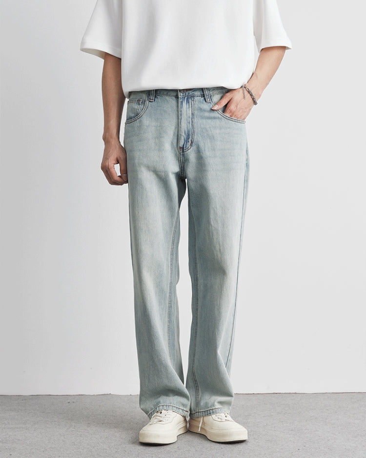 Cloud Wash Relaxed Jeans